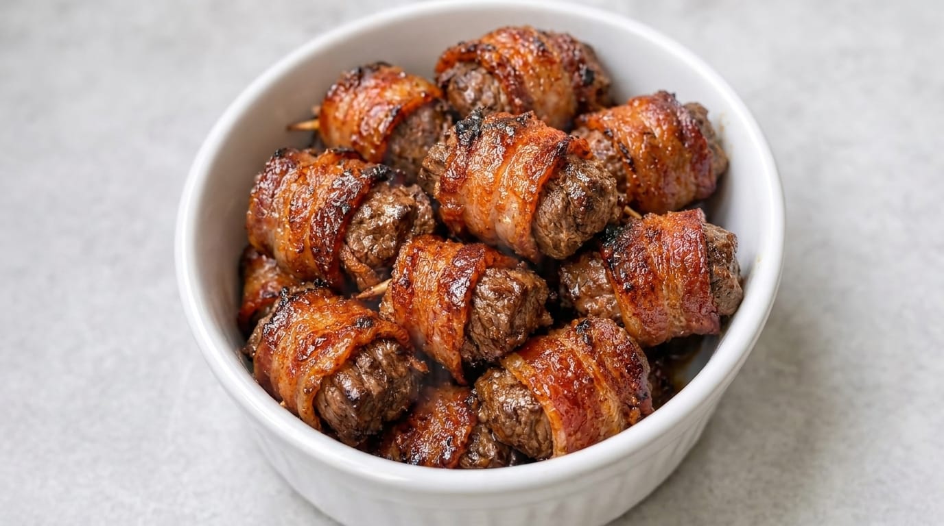 Ultimate Beef-Wrapped Bacon Bites