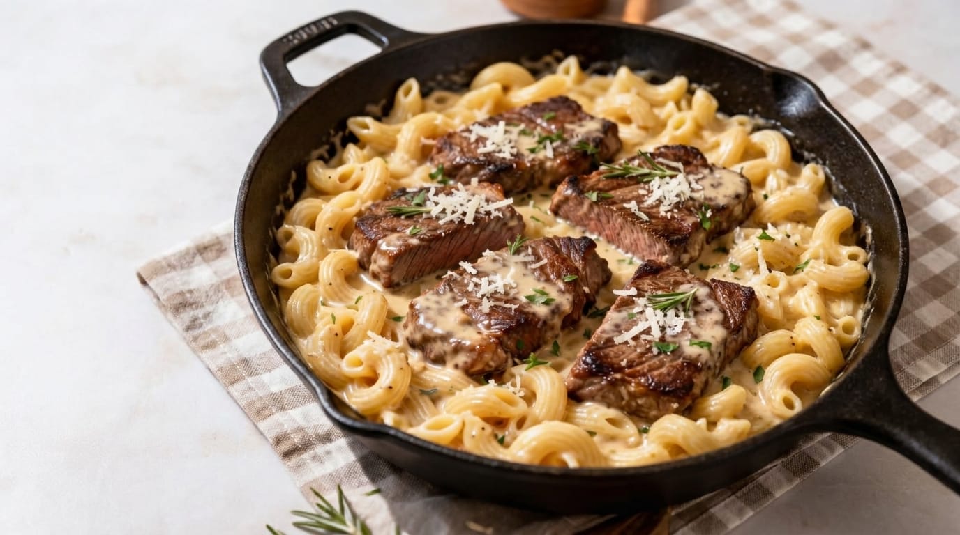 The Ultimate Masterclass Guide to Creamy Garlic Butter Steak and Pasta Skillet: A Culinary Deep-Dive