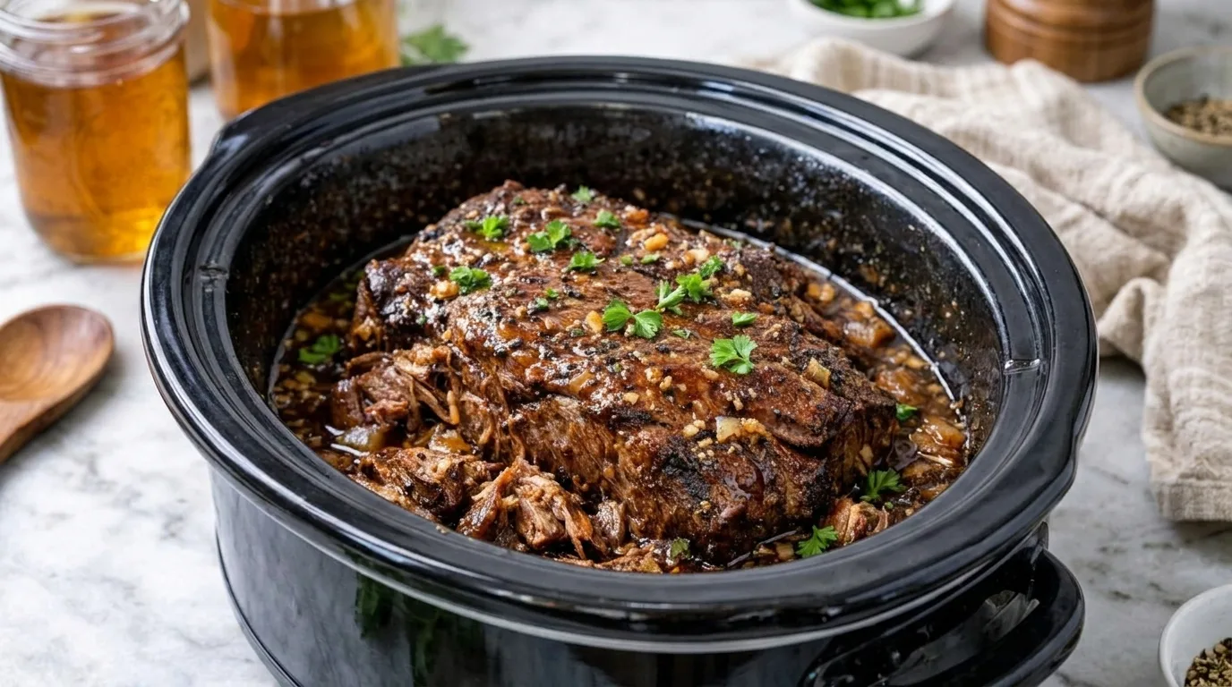 Classic Slow Cooker Braised Pot Roast