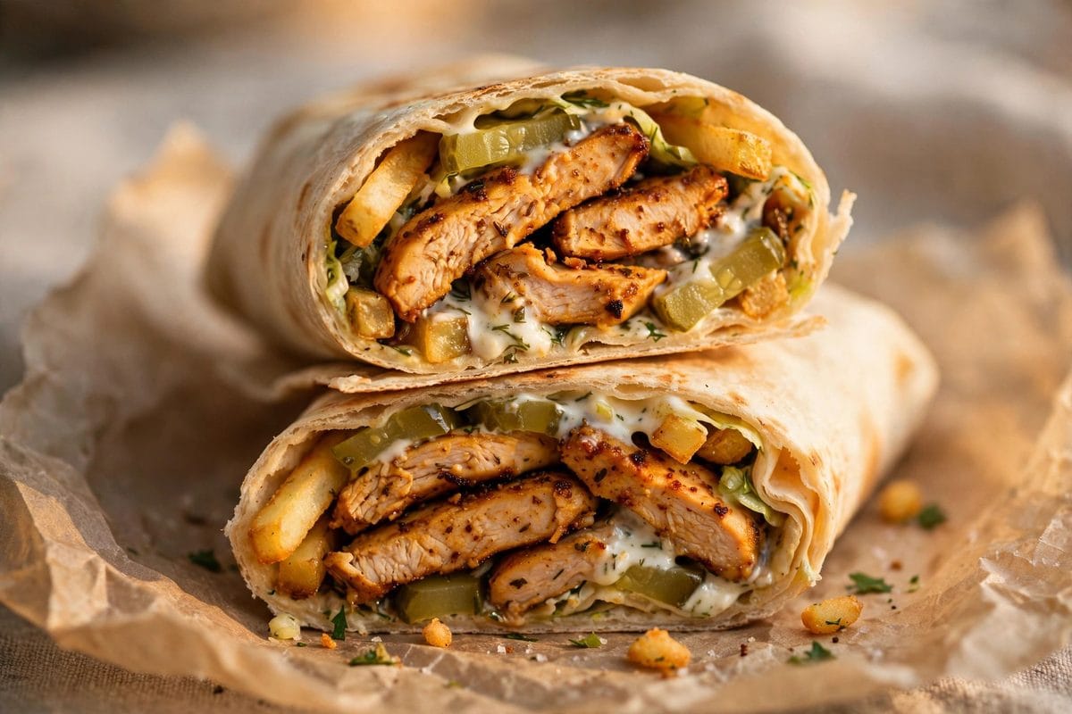Homemade Chicken Shawarma Wrap (Better Than Takeout)